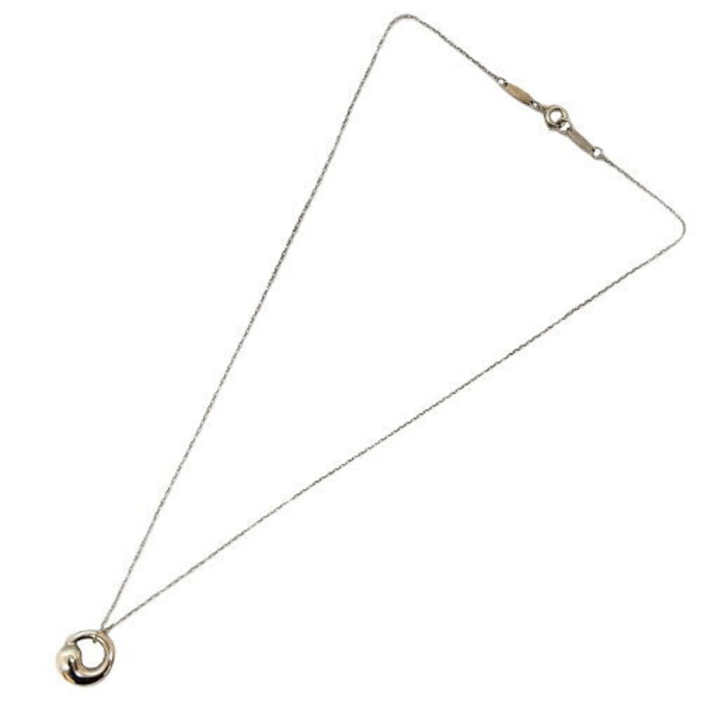 Tiffany Co Eternal Circle Necklace Silver Elsa Peretti